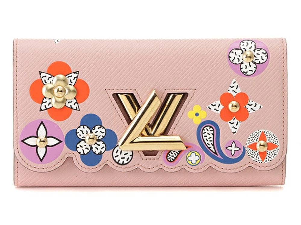 LOUIS VUITTON Portefeuille Twist Epi Rose Pink Ballerine